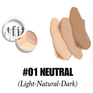 TFIT Cover Up Pro Concealer 15g Color : Neutral K-Beauty