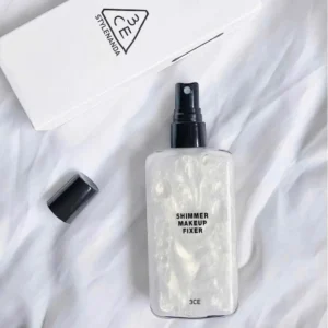 3CE SHIMMER MAKEUP FIXER 95ml, Setting Sprays, Korean Cosmetics K-beauty