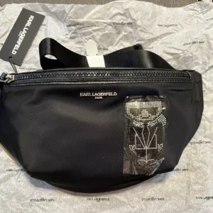 KARL LAGERFELD WOMEN’S AMOUR NYLON BELT BAG FANNY PACK-MULTI