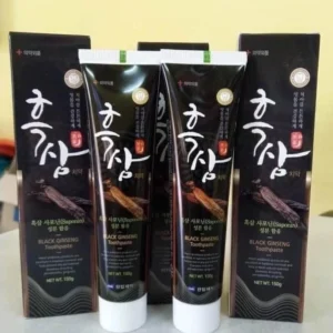 HANIL Korean Black Ginseng Toothpaste 150g x 2ea Saponin Whitening K-Beauty