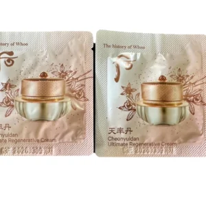 The history of Whoo Cheonyuldan Ultimate Regenerative Cream 1ml x 60 Pcs Newest