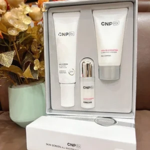 CNP RX Skin Screen All Master Sunblock Ex Special Set Essence Cleanser Antiaging