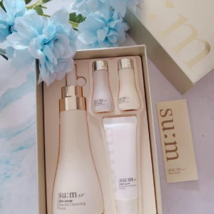 SU:M37 Skin Saver Essential Cleansing Foam Special Set 4 Items Cleanser K-Beauty