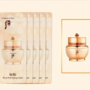 THE HISTORY OF WHOO BICHUP ROYAL JA YOON ANTI AGING CREAM 1ml X 120 Pcs.Exp 2028