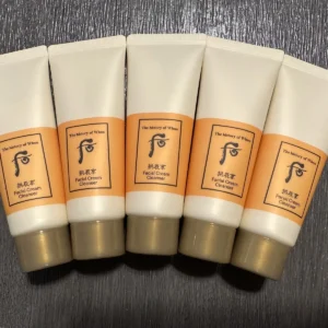 The History Of Whoo Gongjinhyang Facial Cream Cleanser 40ml X 5pcs = 210ml. New