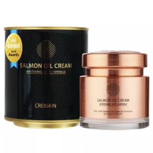 Cre8skin Salmon Oil Cream 80g 2.8Oz Skin Whitening Anti-Wrinkle Moisturizer