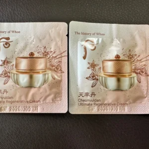 The history of Whoo Cheonyuldan Ultimate Regenerative Cream 1ml x 140 Pcs Newest