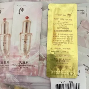 The history of Whoo Illuminating Regenerating Eye Serum 1ml (10pcs ~ 150pcs) New