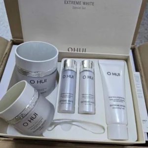 O HUI Extreme White Cream Special Set 5 Items Whitening Hydrating K-Beauty OHUI