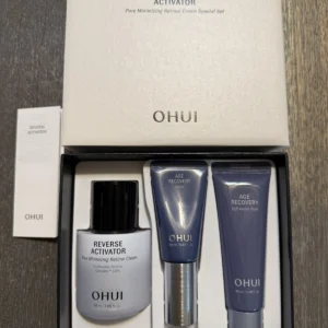 O HUI Reverse Activator Pore Minimizing Retinol Cream Special Set K-Beauty
