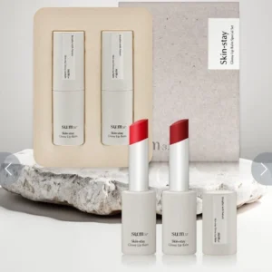 su:m37 Skin Stay Glossy Lip Balm Special Set 2 Items Red Coral K-Beauty