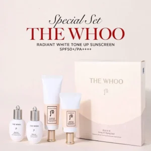 THE WHOO GONG JIN HYANG RADIANT WHITE TONE UP SUNSCREEN 50ml + 25ml SPECIAL SET