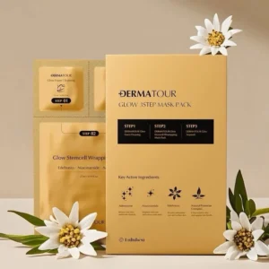 Lulubeu DERMATOUR Glow Stemcell 3step Mask Pack 8 pcs x 1 box