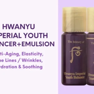 The history of Whoo Hwanyu Imperial Youth Balancer 5ml 5pcs + Emulsion 5ml 5pcs