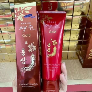 GOLD MYJIN KOREAN RED GINSENG FOAM CLEANSING 130ml ~ US SELLER