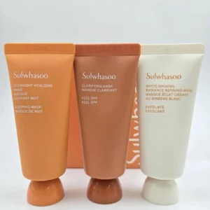 Sulwhasoo Mask Set  Refining Clarifying Vitalizing 3 pcs x 35ml. Newest Version