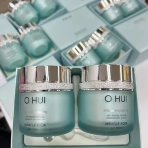 OHUI Miracle Aqua Gel Cream 50mL × 2 Double Set Light Deep Moisture. Expire 2027