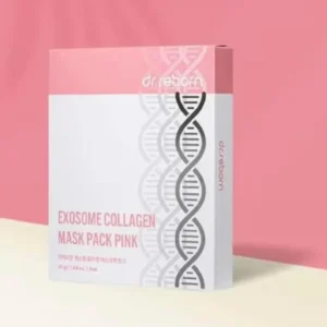 Dr.REBORN EXOSOME Collagen Mask Pack Pink 41g1.44 Oz X 4 Ea. Made In Korea