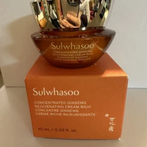 2024 New Sulwhasoo Concentrrated Ginseng Rejuvenating Cream Rich 10ml.Newist Ver