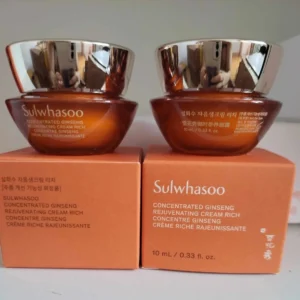 2024 New Sulwhasoo Concentrrated Ginseng Rejuvenating Cream Rich (10ml x 2 Pcs)