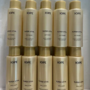 (10pcs) IOPE Super Vital Softener 90ml (18ml x 5ea) + Emulsion 90ml (18ml x 5ea)