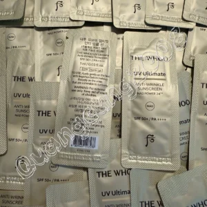 THE WHOO UV Ultimate Anti-Wrinkle Sun Cream 1ml x 50pcs SPF50+/PA++++