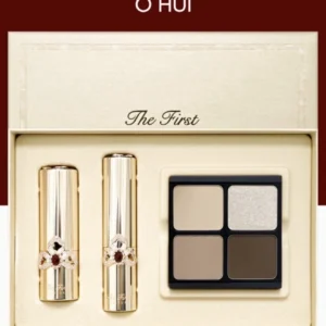 O HUI The First Geniture Lipstick & Lipbalm Coral Duo Special Set K-Beauty