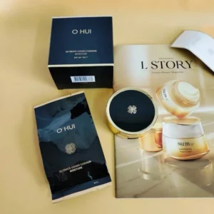 O HUI Ultimate Cover Cushion Moisture 15g + Refill 15g SPF50+ PA+++ K-Beauty