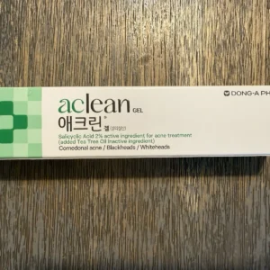 Aclean gel 20g x 1ea Korean Acne Treatment. Made in Korea
