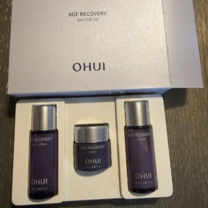 O HUI Age Recovery 3pcs Gift Set Anti Wrinkle Cream Emulsion Toner K-Beauty