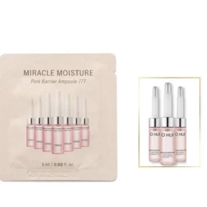 O HUI Miracle Moisture Pink Barrier Ampoule 777 1ml x 40pcs OHUI