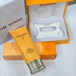 The history of Whoo Gong Jin Hyang Firming Neck and Face Protein Repair Mask Set