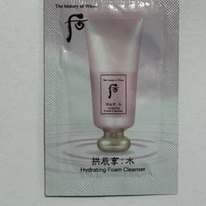 The history of Whoo Hydrating Foam Cleanser 2ml x 100pcs (200ml) Sample