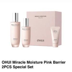 OHUI MIRACLE MOISTURE 2pcs Special Set Toner 150ml + Emulsion 100ml + Cream 25ml