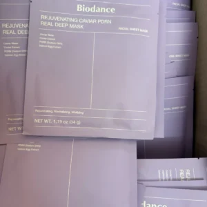 BIODANCE Rejuvenating Caviar PDRN Overnight Hydrogel Mask, Skin Firming 4 pcs