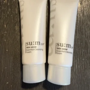 SU:M37 Skin Saver Essential Cleansing Foam 40ml x 2pcs US Seller SUM37