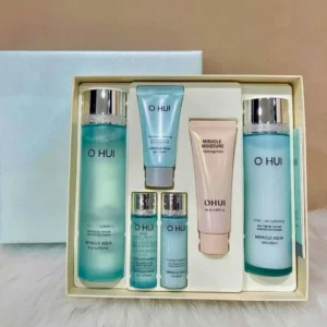 OHUI Miracle Aqua Skin care Duo Special Set for Combination & Oily Skin K-Beauty