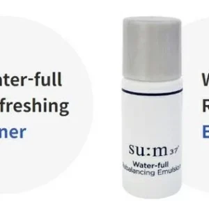 SU:M37 New Water-Full Skin Refreshing Toner / Rebalancing Emulsion 20pcs SUM37