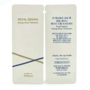 The history of Whoo Royal Regina Energy Drop Treatment 1ml x 60pcs K-Beauty