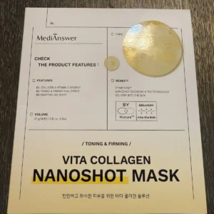 [MEDIANSWER] Vita Collagen Nano Shot Mask Pack 37g x 5 pcs - Toning & Firming