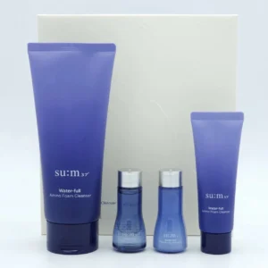SU:M37 Water-full Amino Foam Cleanser Special Set 4 Items Moisturizing K-Beauty