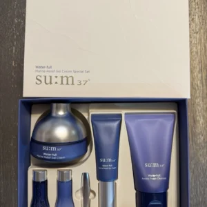 SU:M37 Water-full Marine Relief Gel Cream 120ml Special Set 5 Items K-Beauty