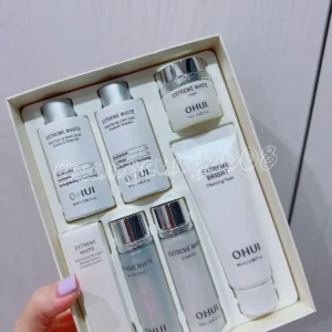 O HUI Extreme White Mela Toning Dark Spot Ampoule Essence Duo Set K-Beauty