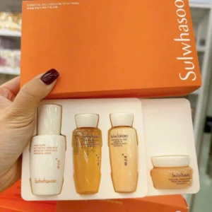 Sulwhasoo Essential Daily Routine Kit 4 Items Anti Wrinkle Moisturizing K-Beauty
