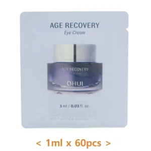 O HUI Age Recovery Eye Cream 1ml x 60pcs Anti Wrinkle Firming Elastic K-Beauty