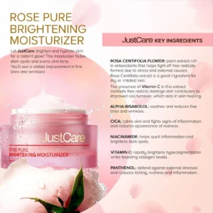 JustCare Cream Hyperpigmentation Treatment for Face 1.69 fl oz/50ml K-beauty