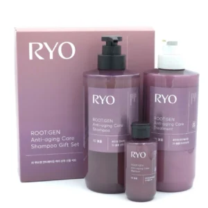 RYO RootGen Anti Aging Care Shampoo Treatment Set Hair Lose 3D Volume K-Beauty