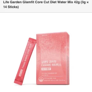 LG Life Garden Glamfit Core Cut Diet Water Mix 42g (3g × 14 Sticks) K-beauty